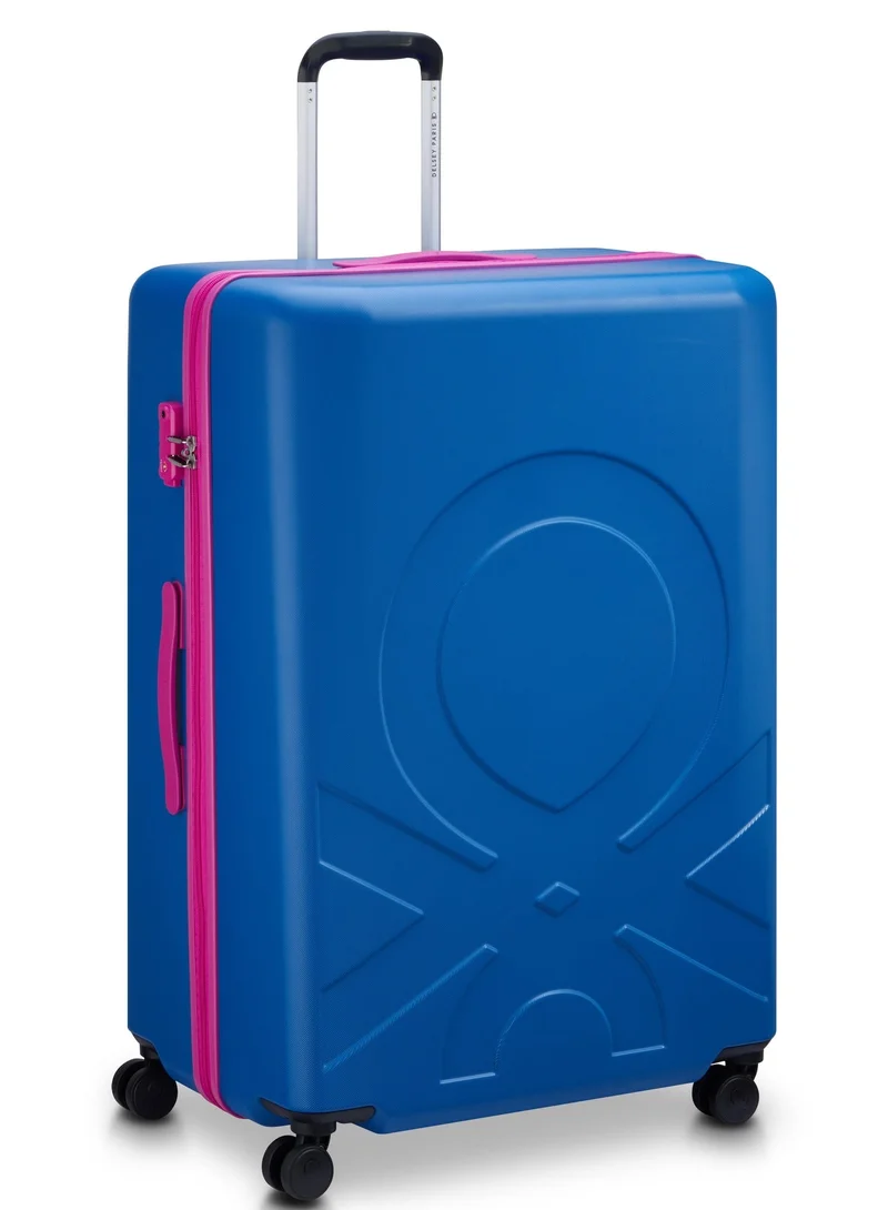 يونايتد كولورز أوف بينتيون Fabrica 82 Cm 4 Double Wheeled Non-Expandable Check-In Luggage Trolley Case - Blue